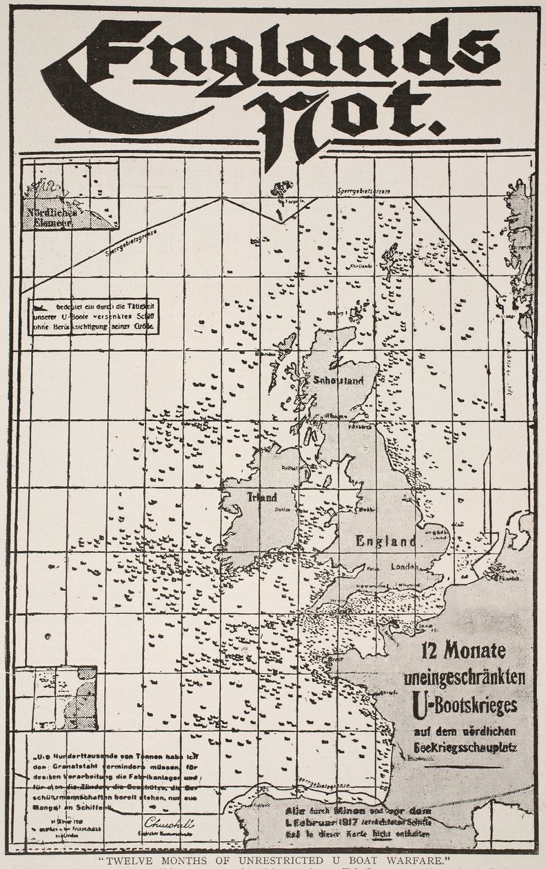 Kaksitoista kuukautta rajoittamatonta U-venesotaa, 1917-1919 tekijältä German School