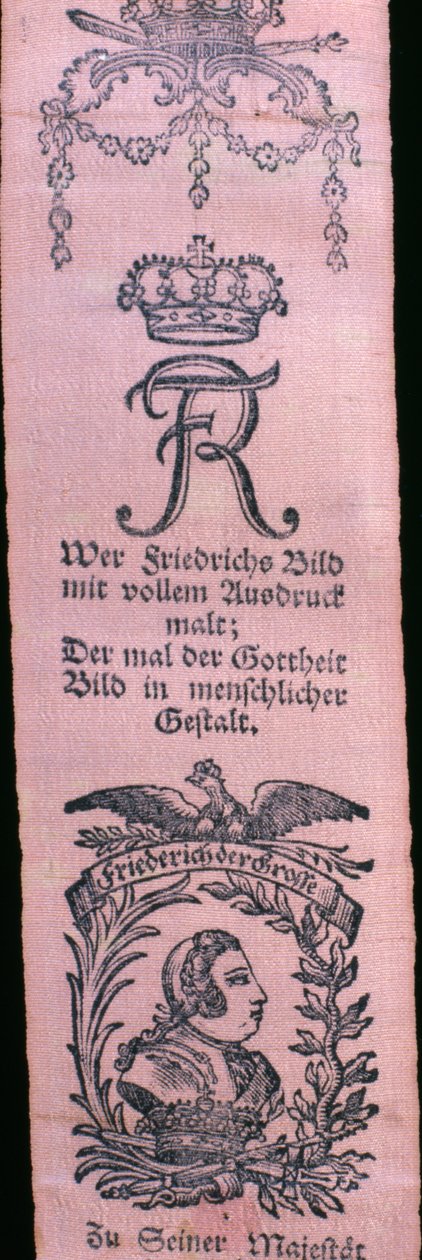 Frederick II:n Vivat-nauhat (tekstiili) tekijältä German School