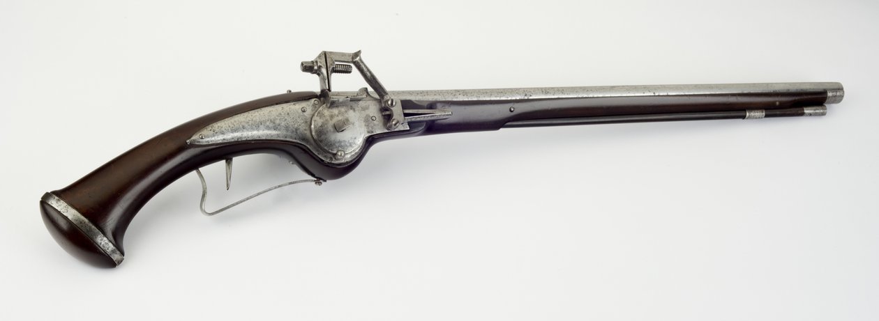 Wheel-Lock Holster Pistol, n. 1625-50 (teräs, rauta ja pähkinäpuu) tekijältä German School