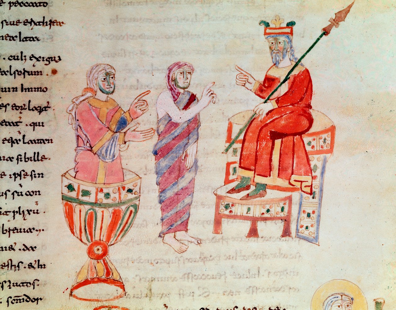 Zoroaster tai Zarathustra neuvovat oraakkelit (Pienoismalli, 800-luku) tekijältä German School