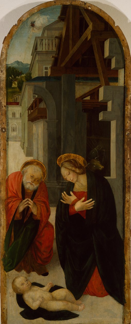 Adoração ao Menino Jesus (pintura)finlandês tekijältä Gerolamo Giovenone