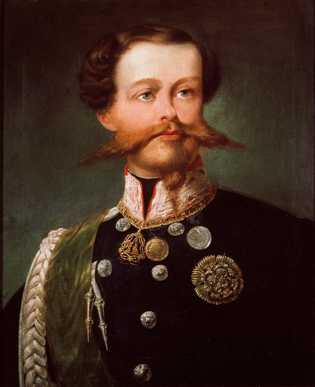 Savoian herttua Vittorio Emmanuel II:n muotokuva. 1848 (maalaus) tekijältä Gerolamo Induno