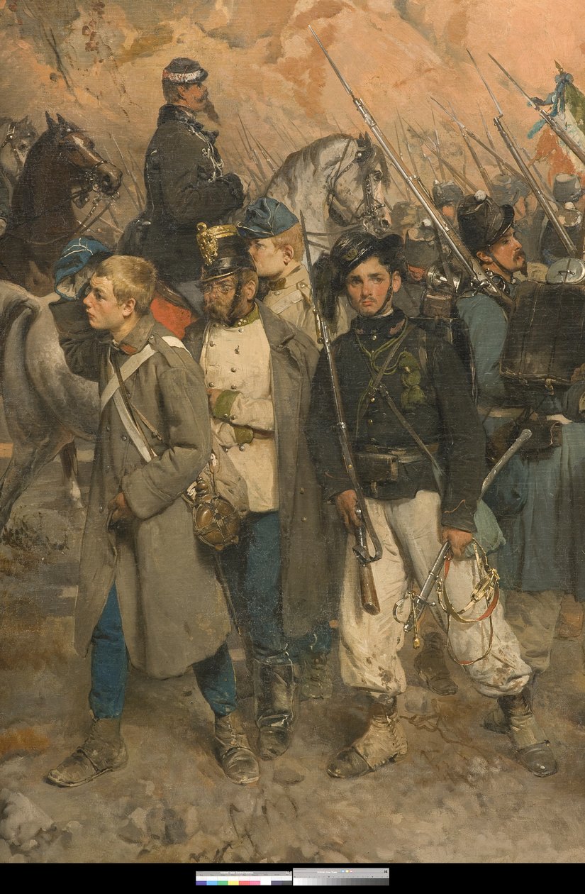 Palestron kukistuminen, 30. toukokuuta 1859 tekijältä Gerolamo Induno
