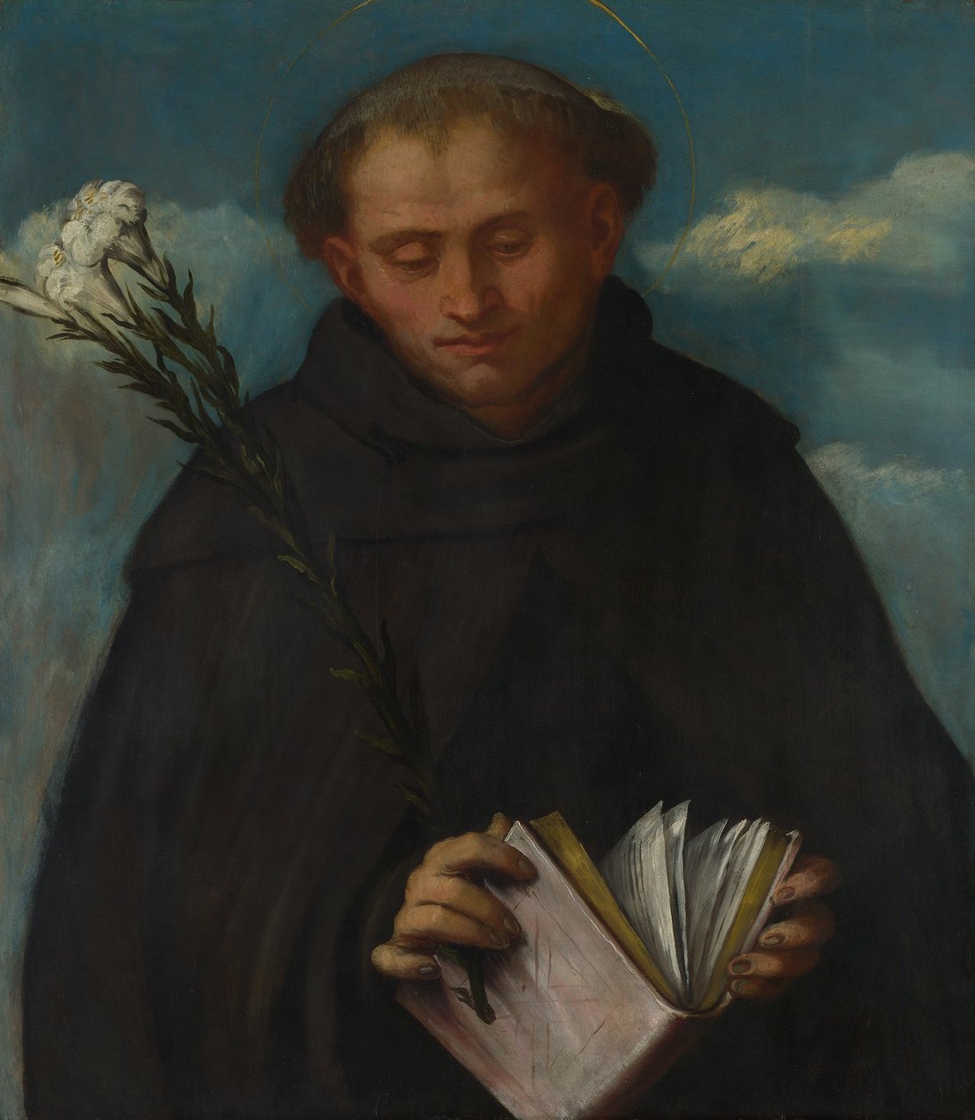 Pyhä Filippo Benizzi, noin 1524 tekijältä Gerolamo Romanino