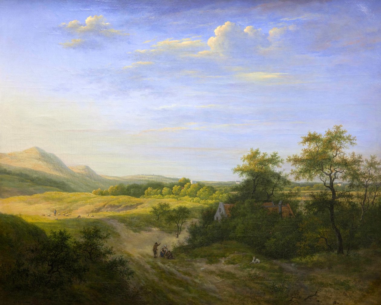 Duinlandschap bij Haarlem tekijältä Gerrit Jan Michaëlis