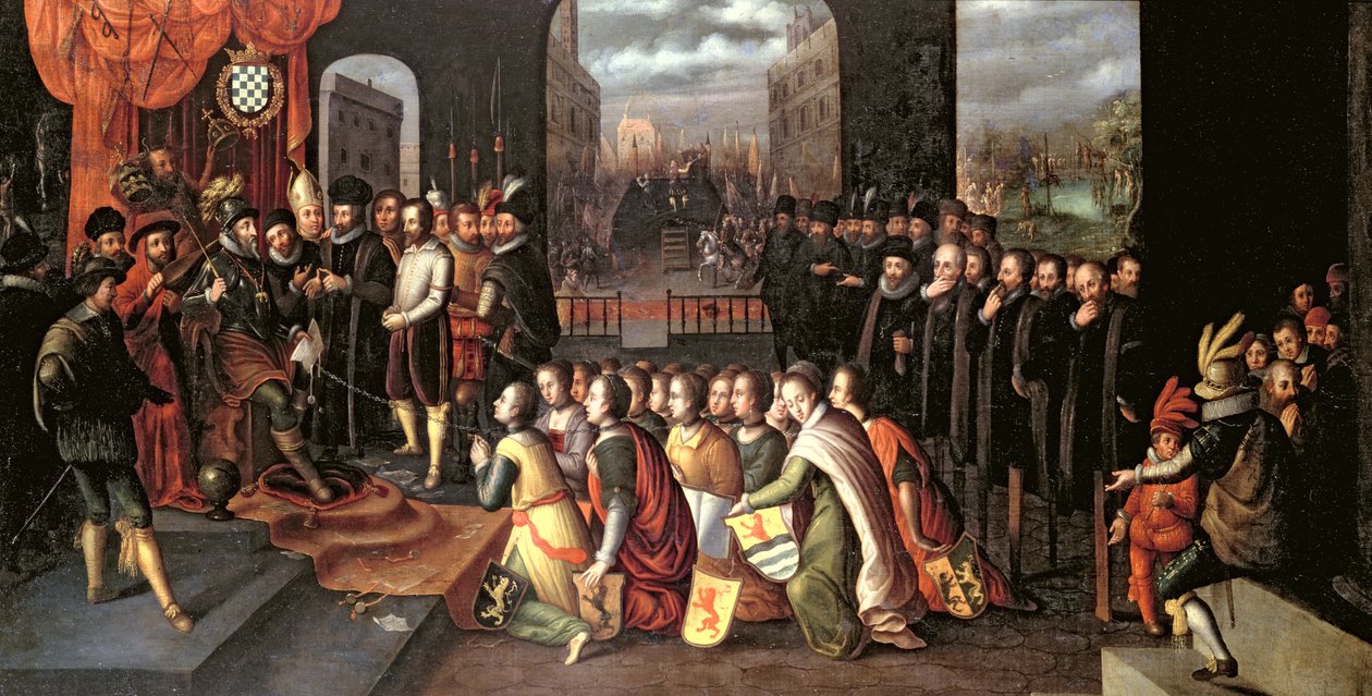 Allegoria Alban herttuan tyranniasta tekijältä Gerrit Pietersz.