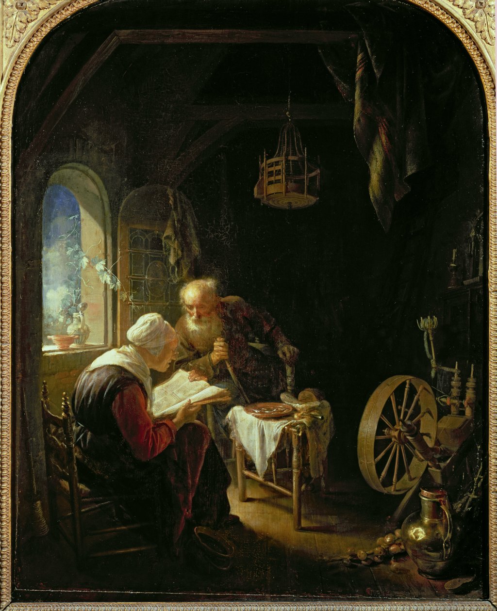 Raamattutunti eli Anne ja Tobias tekijältä Gerrit Dou