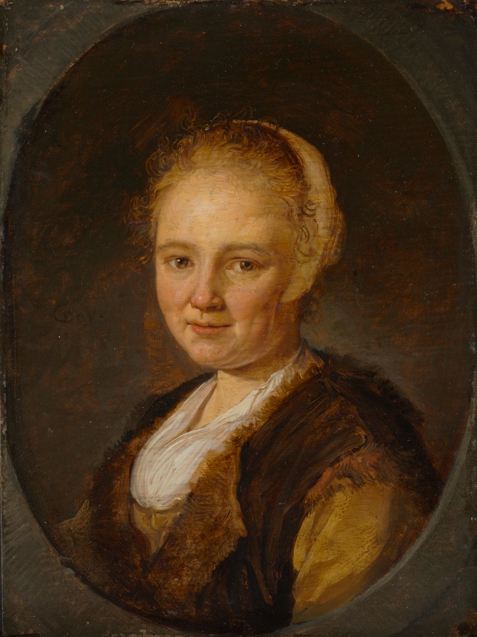 Nuori nainen, 1640. tekijältä Gerrit Dou