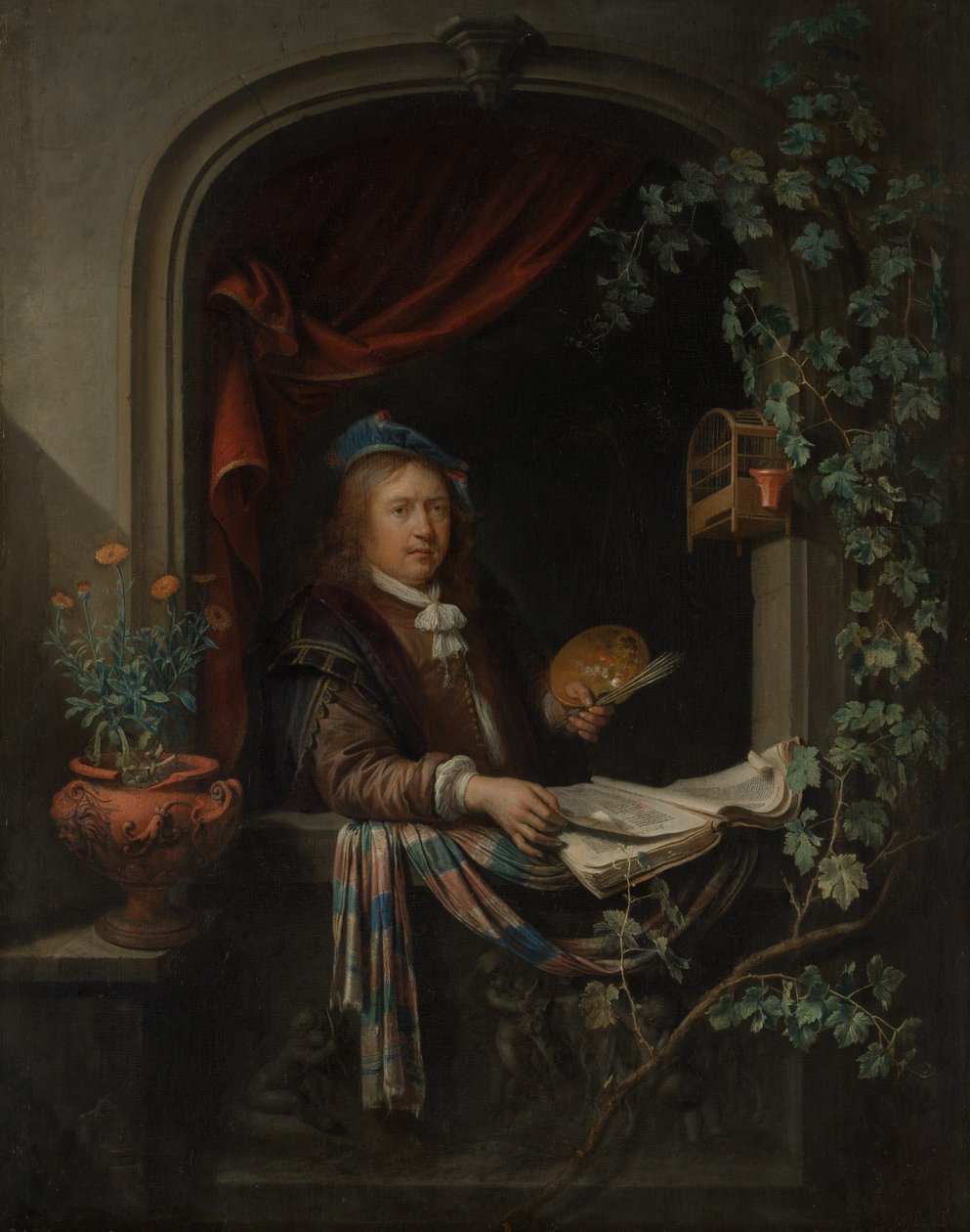 Omakuva, n. 1665. tekijältä Gerrit Dou