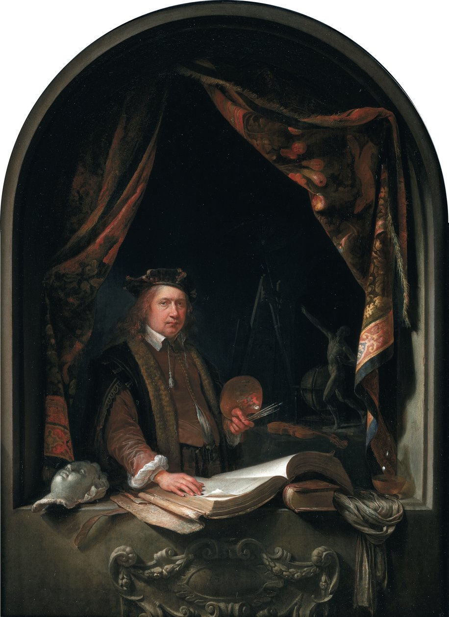 Gerard Doun omakuva (1613-1675) tekijältä Gerrit Dou