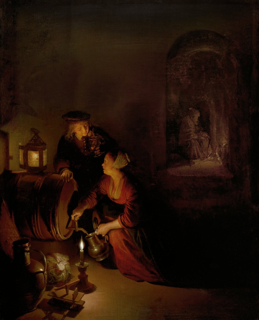 Viinikellari tekijältä Gerrit Dou
