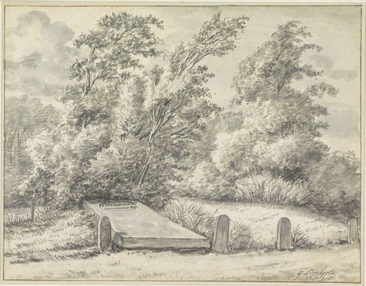 Johannes Jelgerhuis Rienkszin hauta. tekijältä Gerrit Lamberts