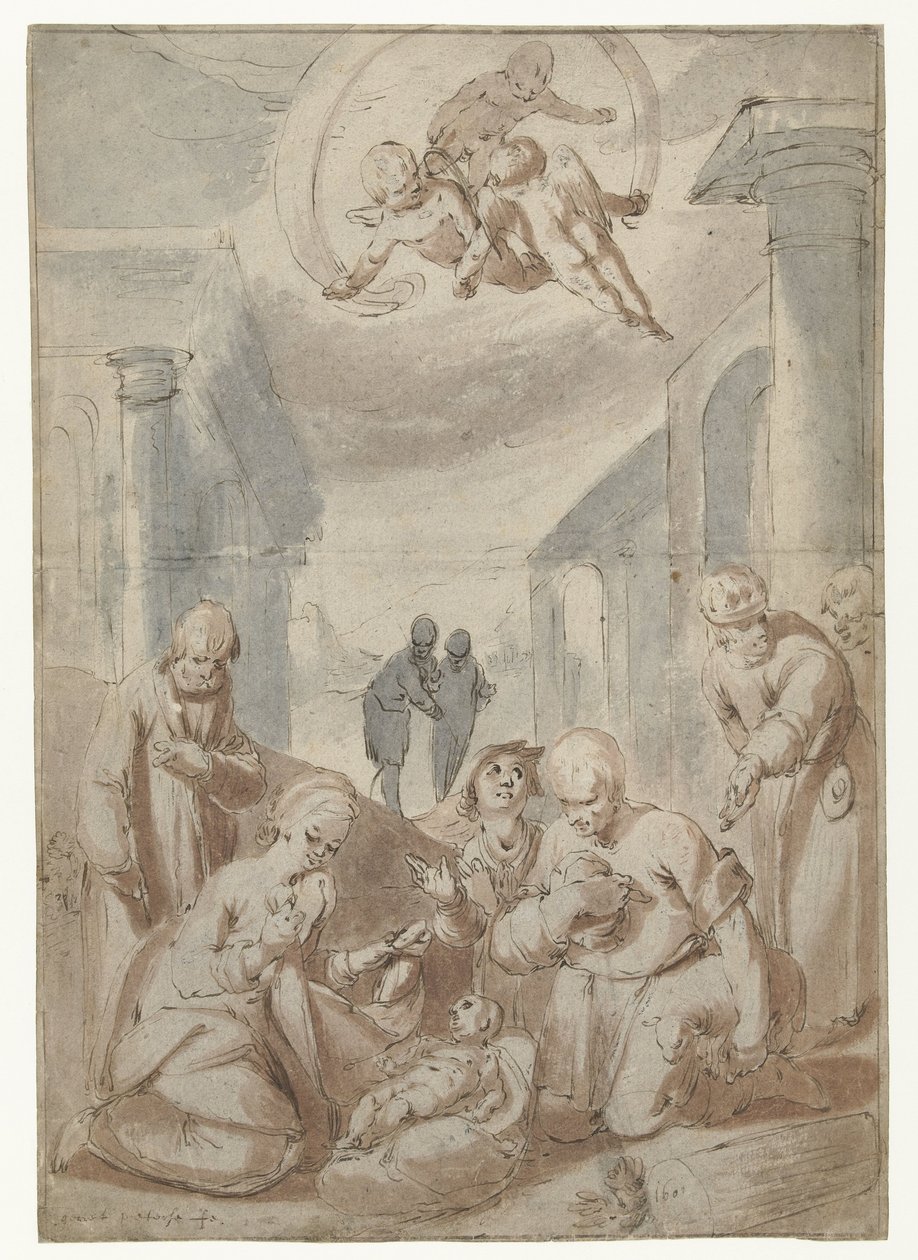 Paimenten palvonta tekijältä Gerrit Pietersz. Sweelink