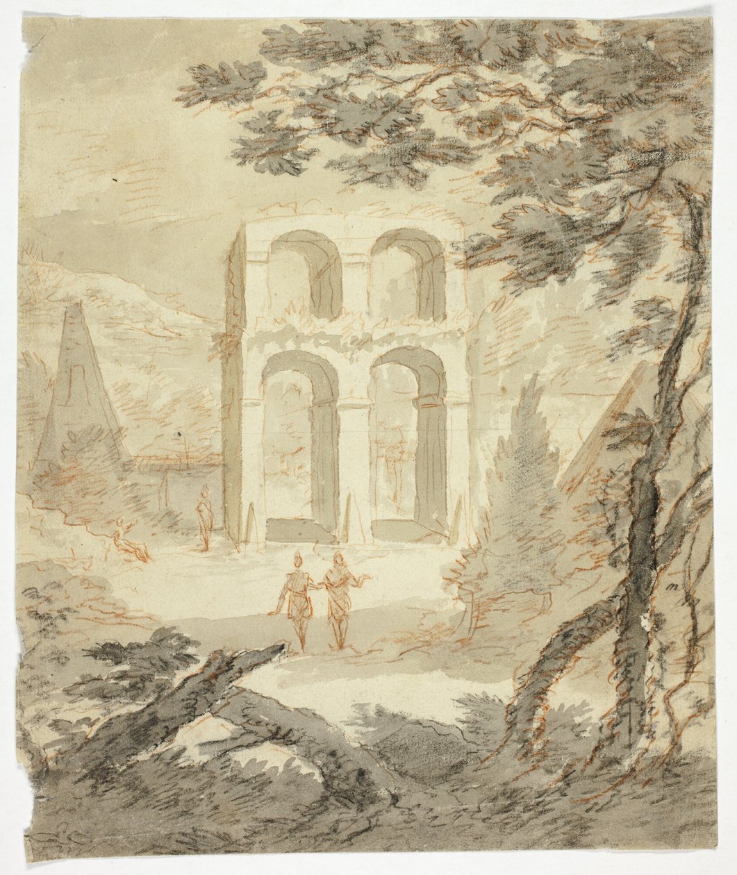 Figures Among Classical Ruins tekijältä Gerrit Rademaker