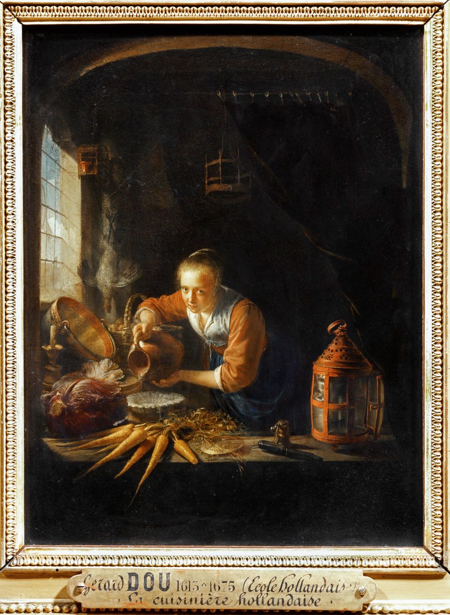 Hollantilainen liesi ... tekijältä Gerrit or Gerard Dou