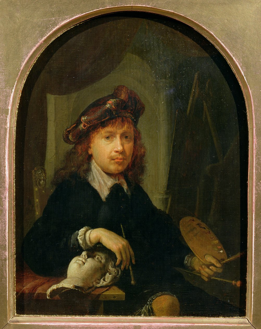Huonekalut ja erilaiset esineet 1100- ja 1300-luvuilta tekijältä Gerrit Dou