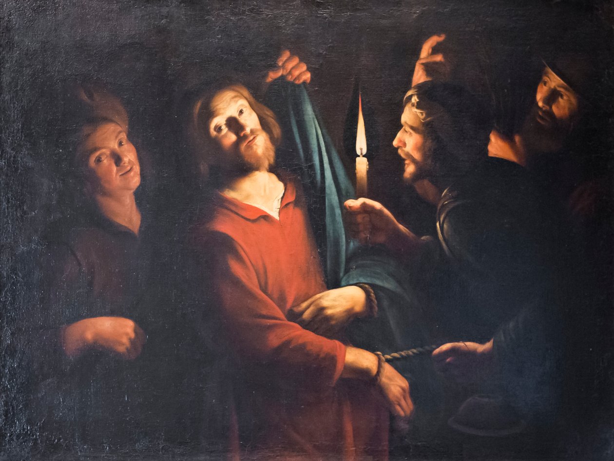 Kristuksen ottaminen tekijältä Gerrit van (follower of) Honthorst