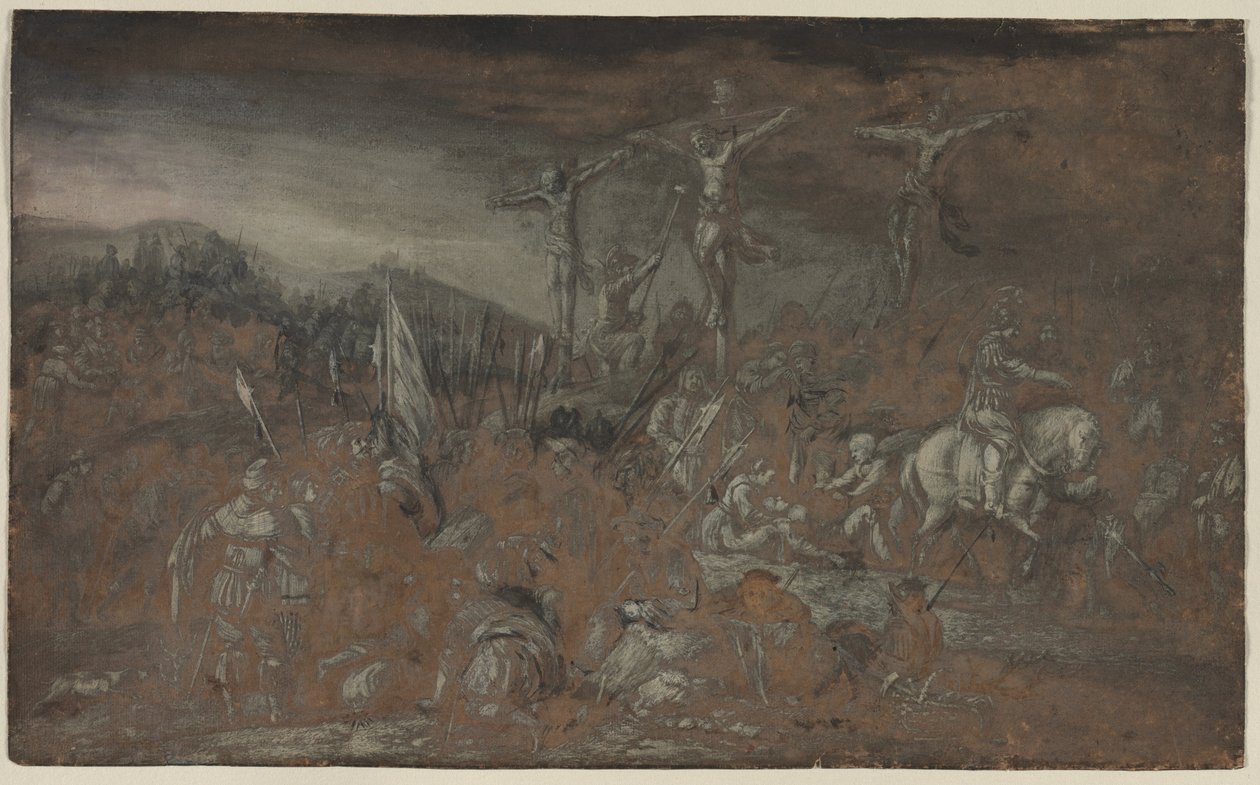 Ristiinnaulitseminen, 1600-luvun viimeinen puolisko. tekijältä Gerrit van Battem
