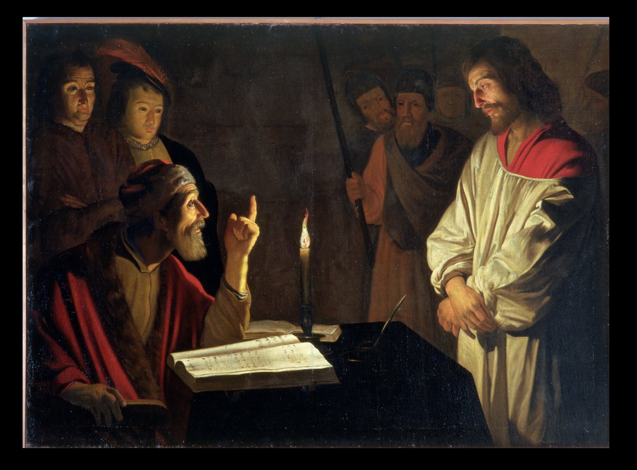 Kristus ennen Kaifasta tekijältä Gerrit van Honthorst