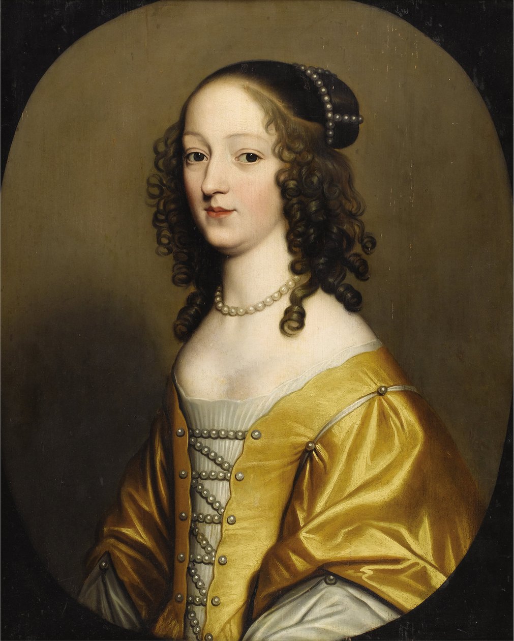 Elisabeth de Boheme - Elizabeth Stuart (1596-1662), Böömin kuningatar, kirjoittanut Honthorst, Gerrit, van (1590-1656). Öljy puulle. Mitat: 72,3x57,7 cm. Yksityinen kokoelma tekijältä Gerrit van Honthorst
