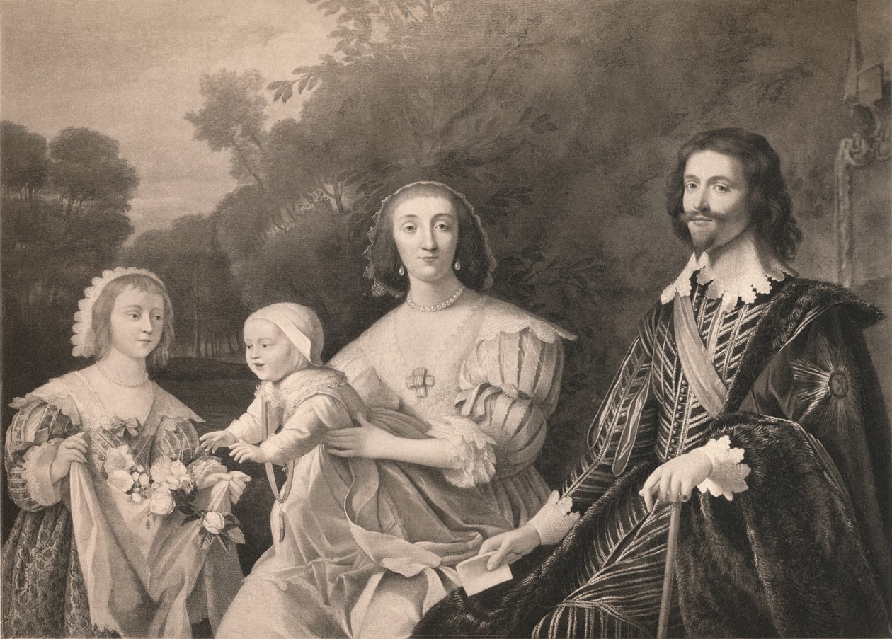 George Villiers, Buckinghamin herttua perheineen, 1628, 1904 tekijältä Gerrit van Honthorst