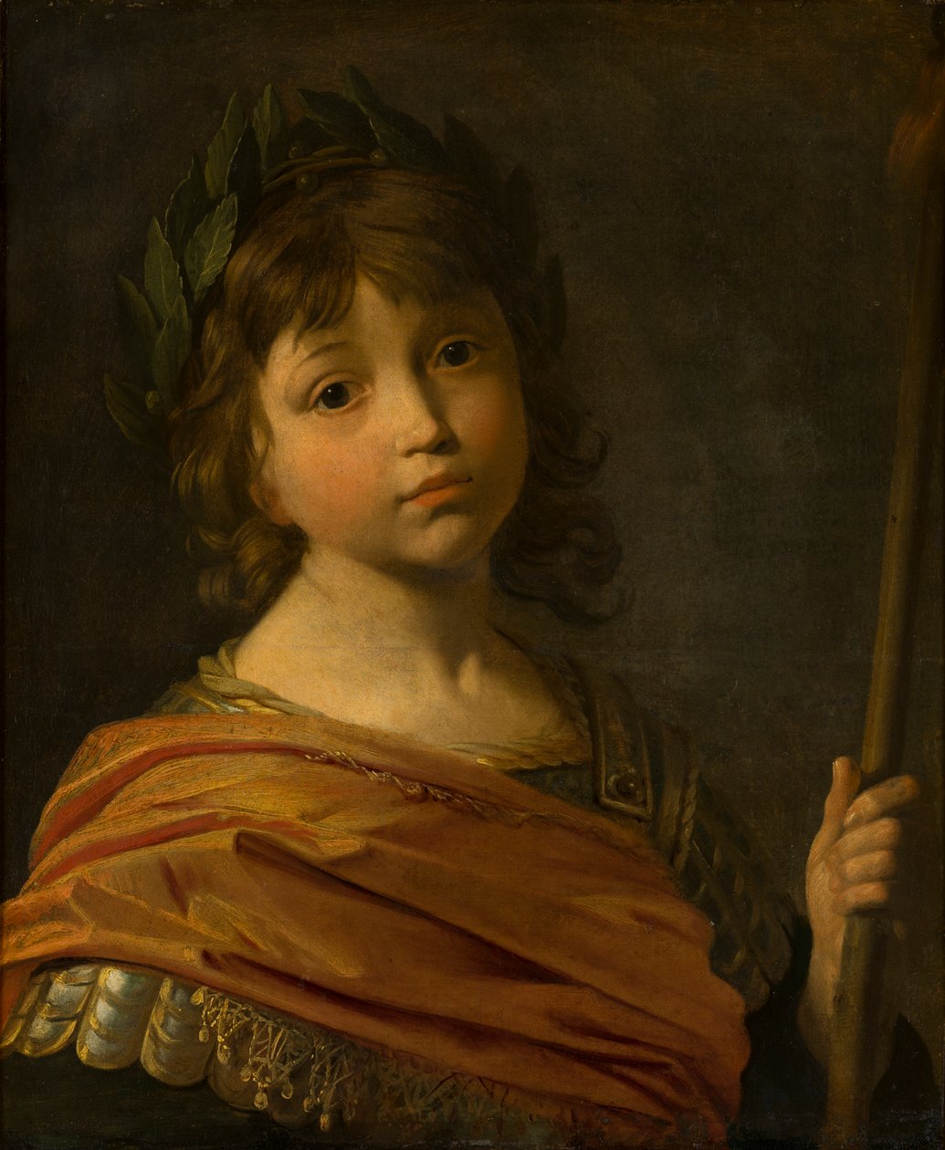 Prinssi Palatinuksen (1621-1652) Maurice tai Moritzin muotokuva Marsina, kun poika, n. 1625-35 (öljy kankaalle) tekijältä Gerrit van Honthorst
