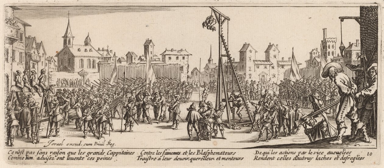 Strappado tekijältä Gerrit van Schagen after Jacques Callot