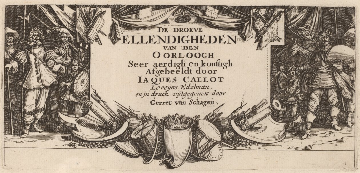 Títol Pagefinnish tekijältä Gerrit van Schagen after Jacques Callot