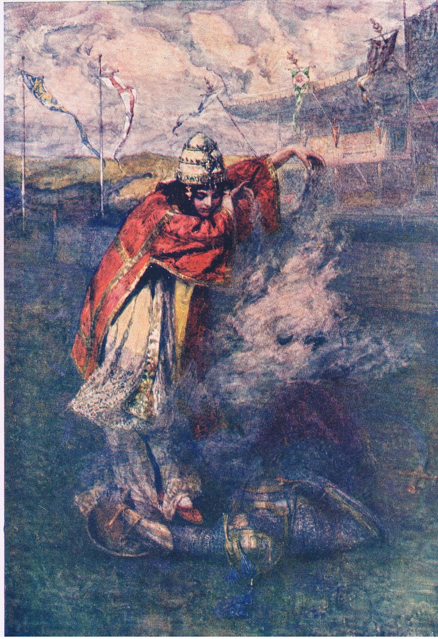 Duessa karkoitti George Harrapin ja Companyn julkaiseman Lumotun pilven, Stories from the Faerie Queen tekijältä Gertrude E. Demain (after) Hammond