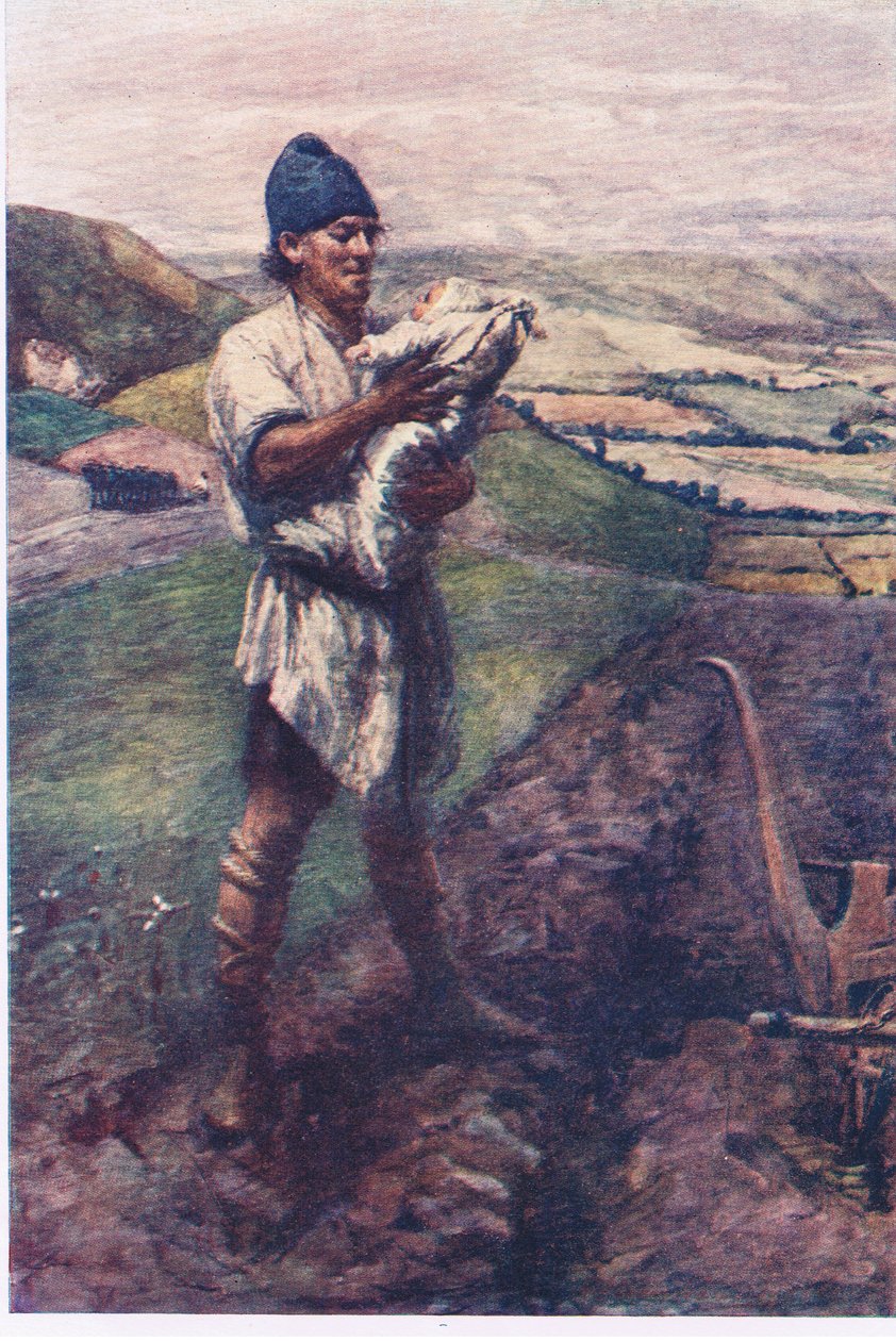 "Pellon vaosta kyntäjä löysi sinut", George Harrap and Companyn julkaisija Tarinat Faerie Queenista tekijältä Gertrude E. Demain (after) Hammond