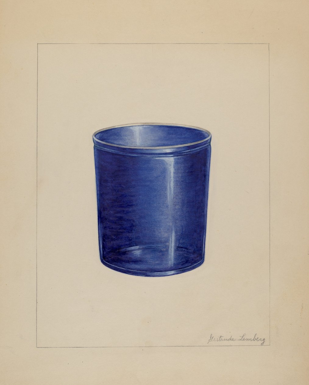 Tumbler, c. 1937. tekijältä Gertrude Lemberg