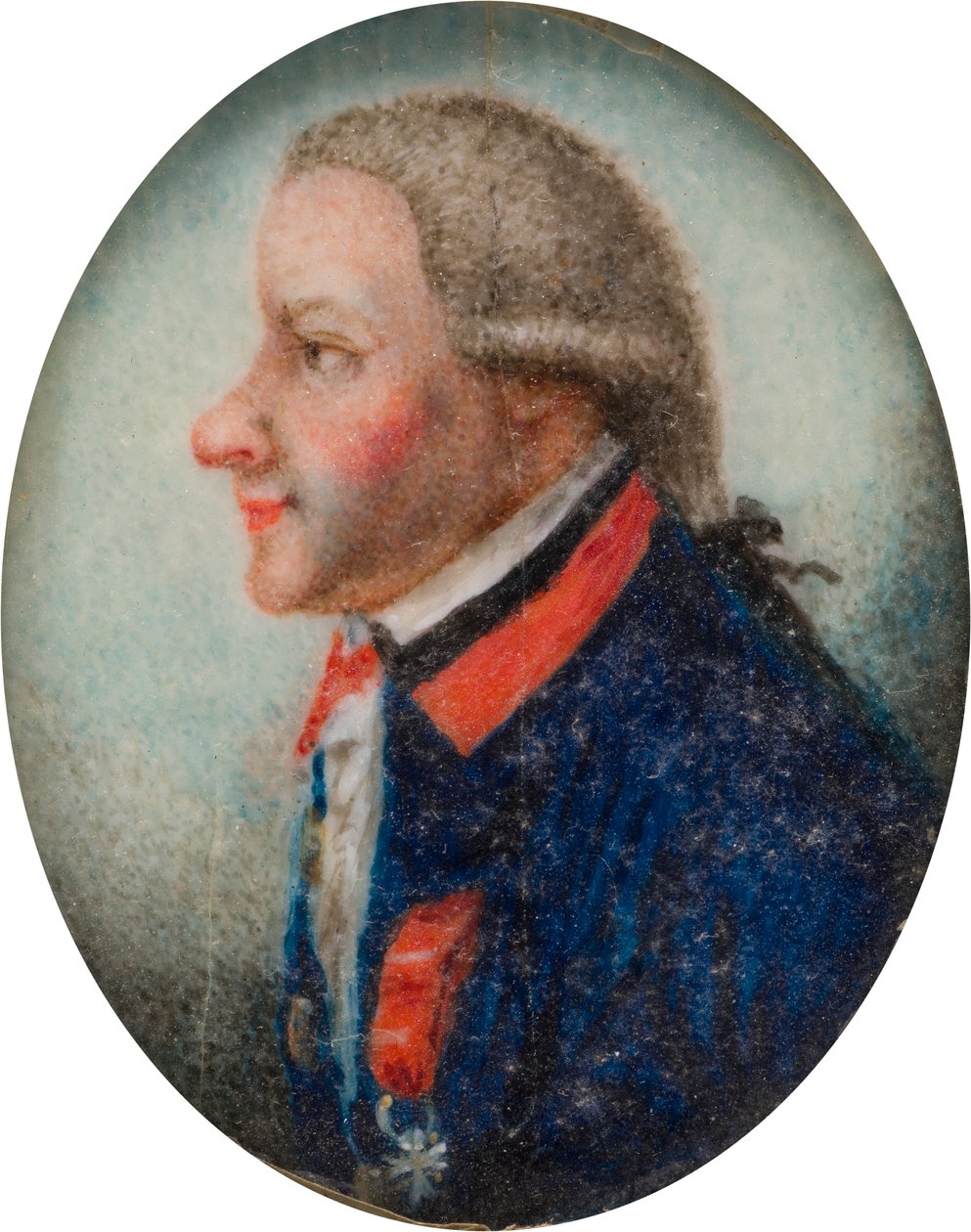 Kenraali Vandermeerckin muotokuva, n. 1735-1763 (öljy paperille) tekijältä Gervase Spencer