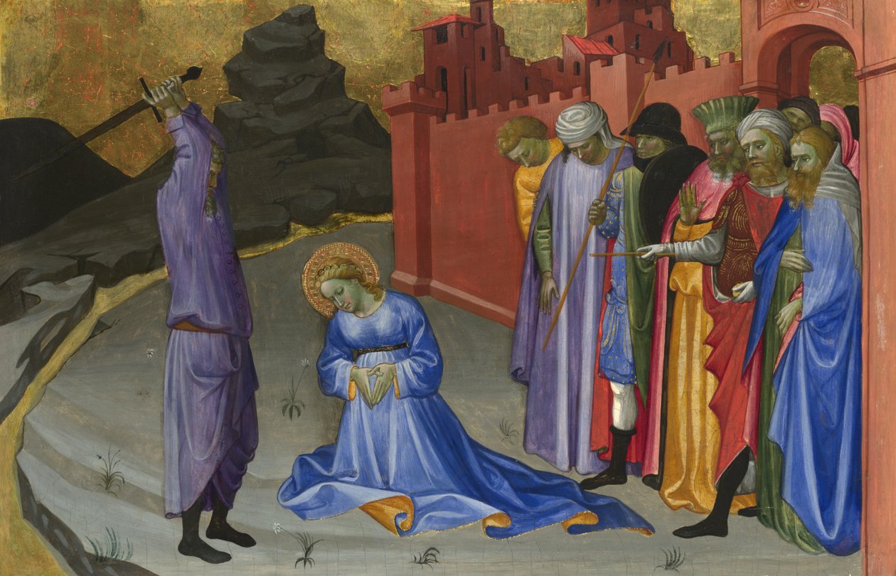 Pyhän Margaretan mestaus, noin 1410 tekijältä Gherardo Starnina