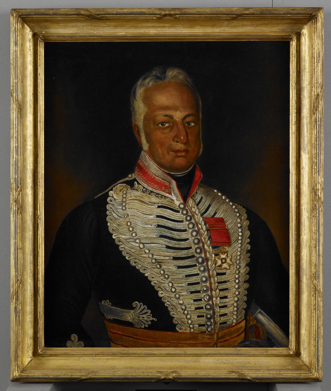 Everstiluutnantti James Skinner (1778-1841) n. 1836 (öljy kankaalle) tekijältä Ghulam Husayn Khan