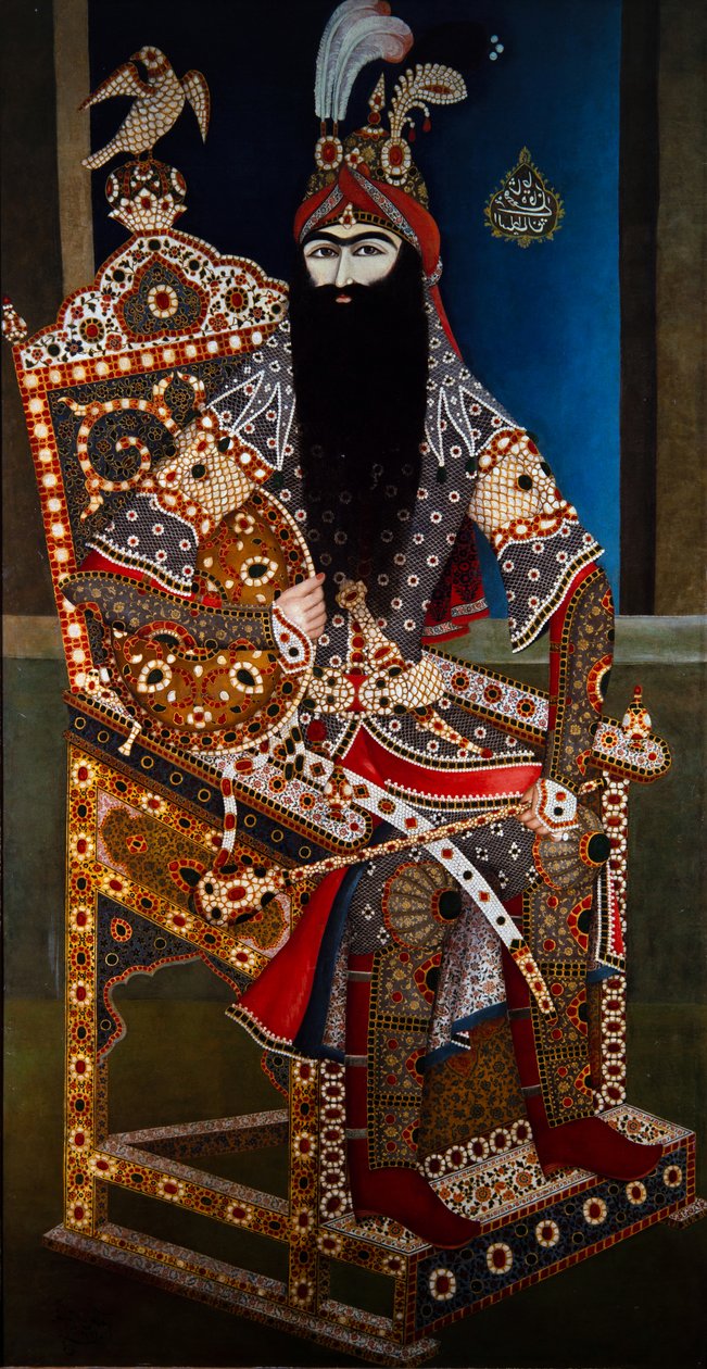 Fath-Ali Shah Qajar tekijältä Ghulan Asad Quajar
