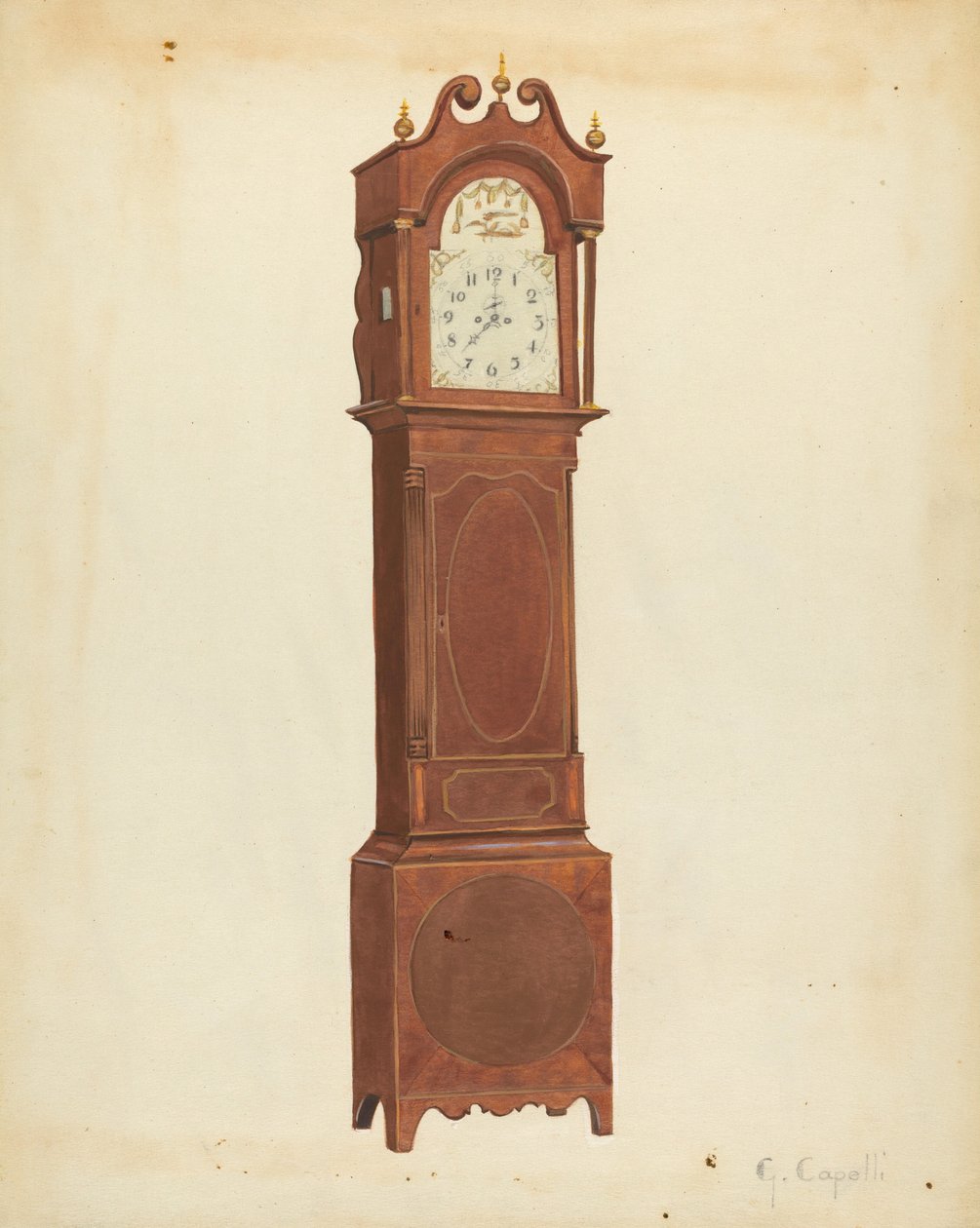 Isoisäkello, n. 1935. tekijältä Giacinto Capelli