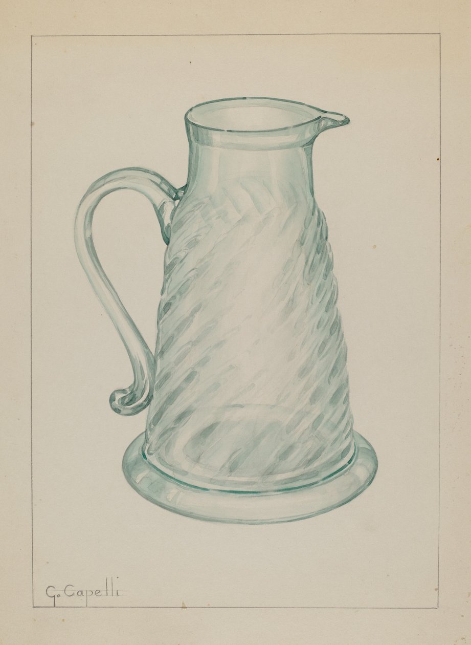 Melassikannu, n. 1937. tekijältä Giacinto Capelli