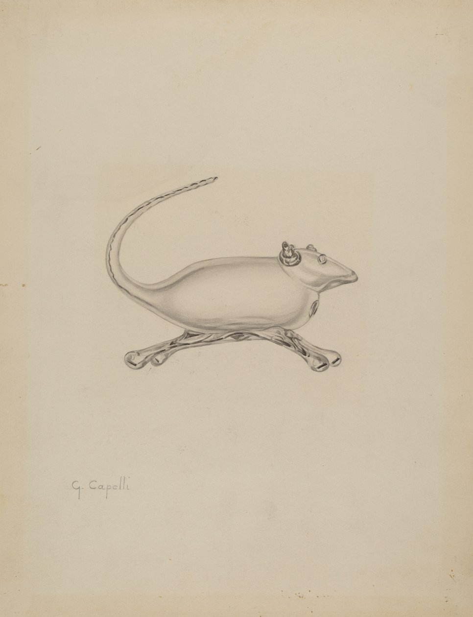 Hiiri, c. 1937. tekijältä Giacinto Capelli