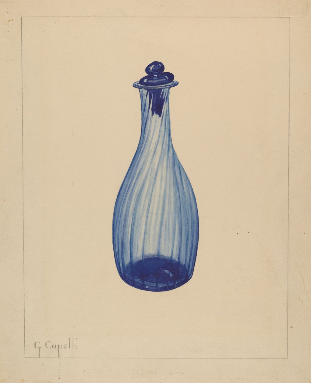 WC-vesipullo, 1937. tekijältä Giacinto Capelli