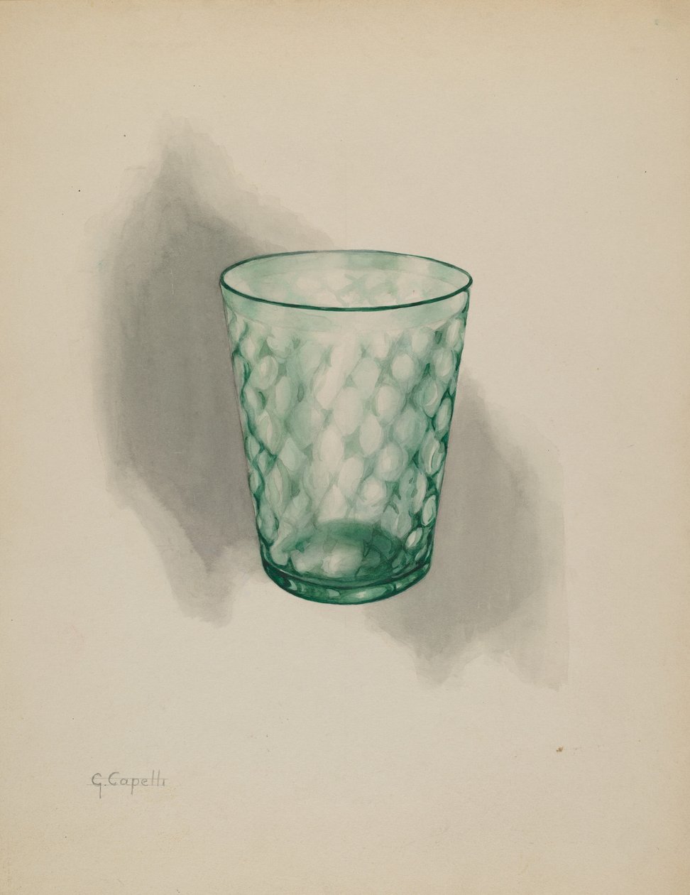 Tumbler, c. 1937. tekijältä Giacinto Capelli