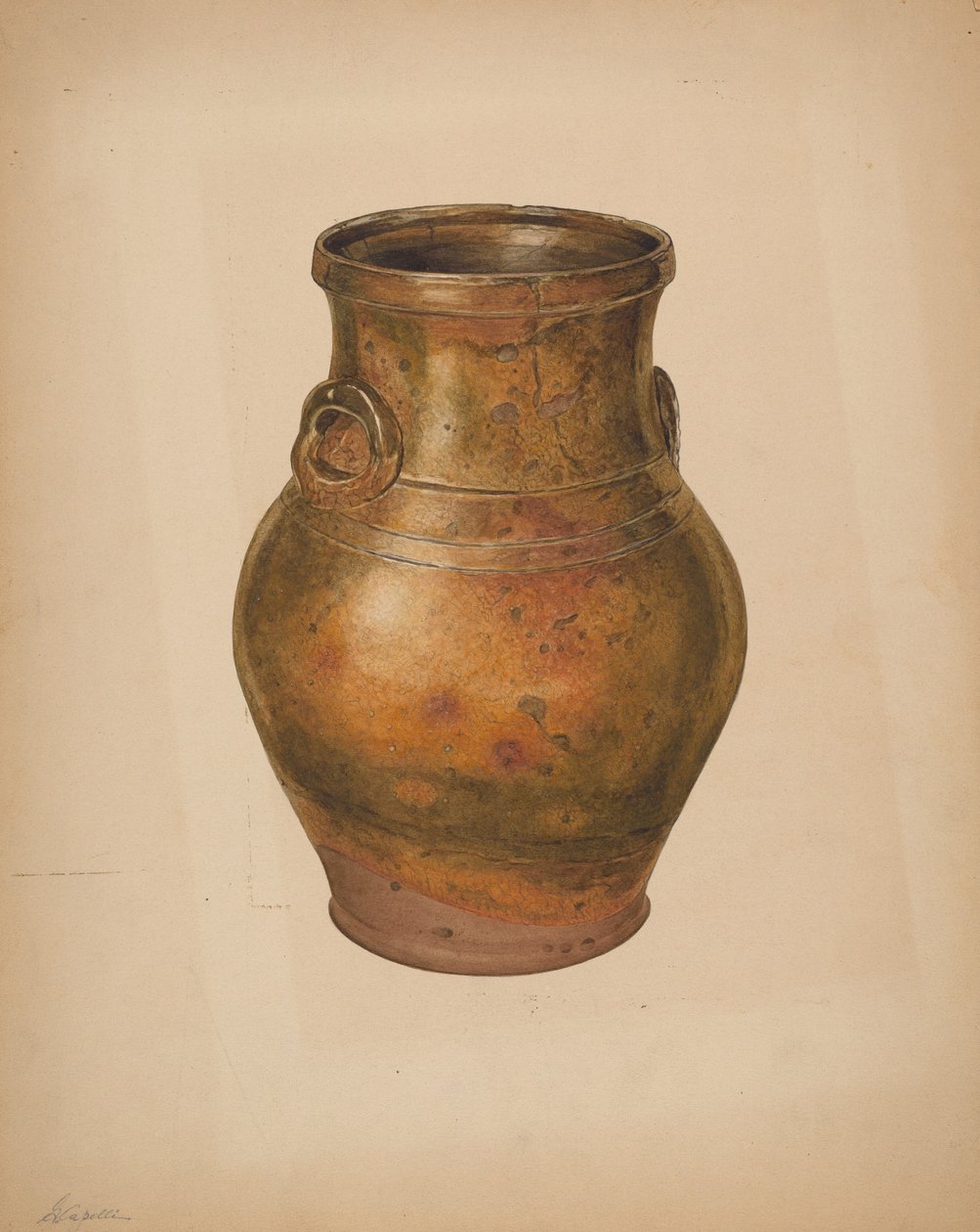 Maljakko, c. 1938. tekijältä Giacinto Capelli