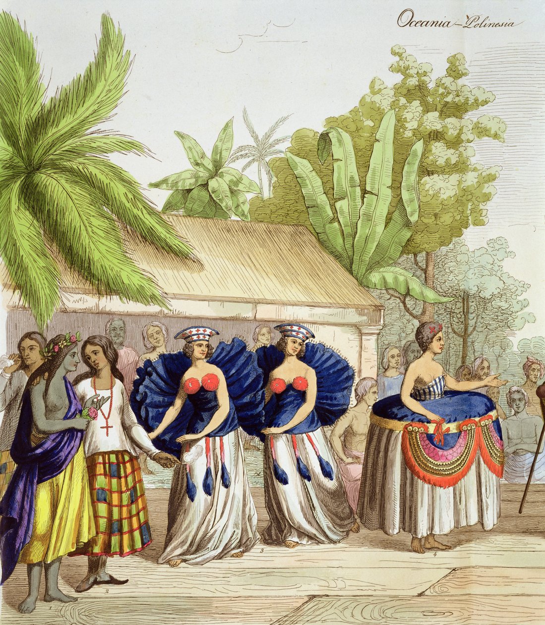Polynesian Dancing Girls, kaiverrus A. Bernati tekijältä Giacomo Casa