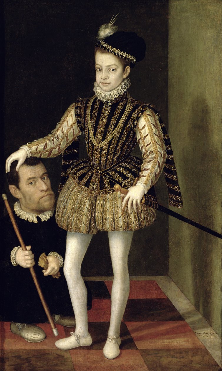Carlo Emanuele I:n (1562-1630) muotokuva Savoian herttuasta, n. 1570 tekijältä Giacomo Vighi