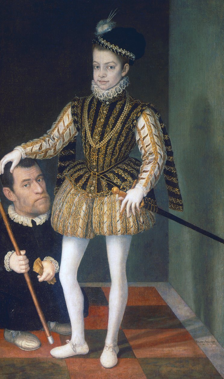 Charles Emmanuel I:n muotokuva lapsena (Rivoli tekijältä Giacomo (1509 73) Vighi