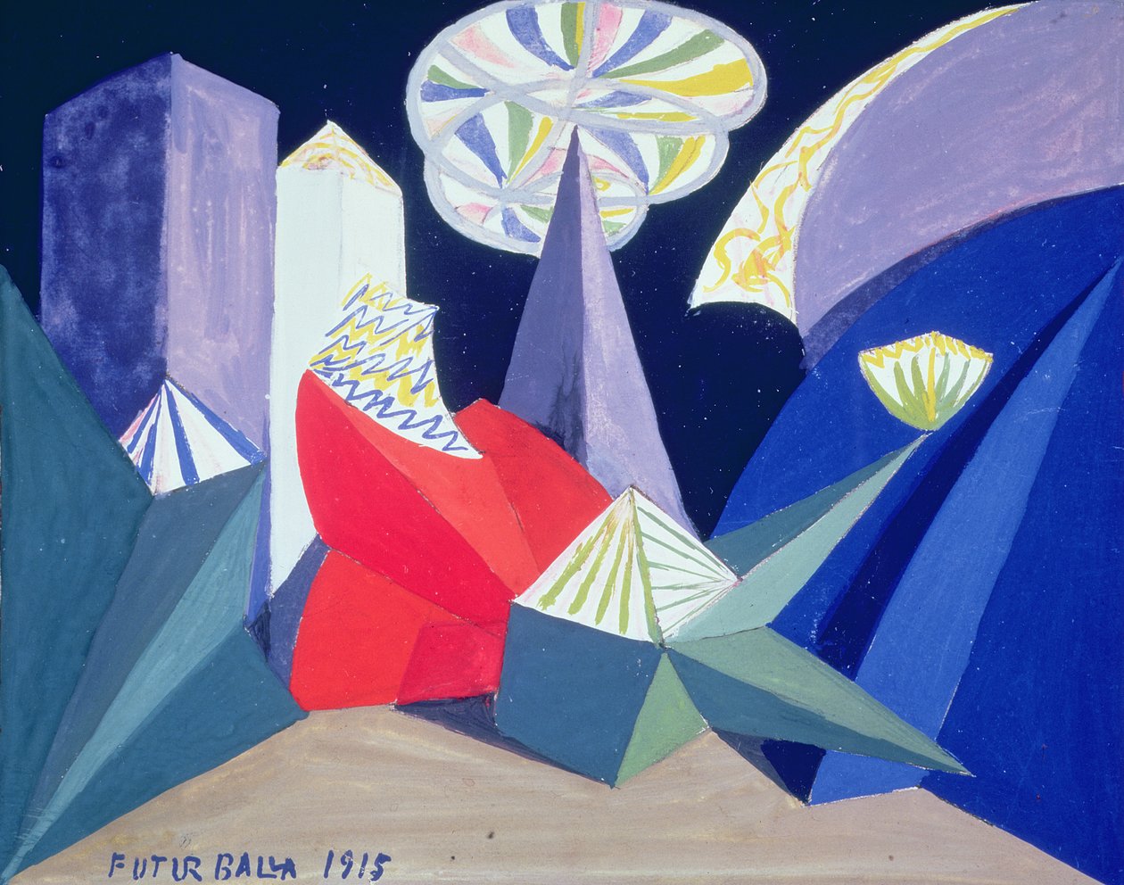 Ilotulitteet tekijältä Giacomo Balla