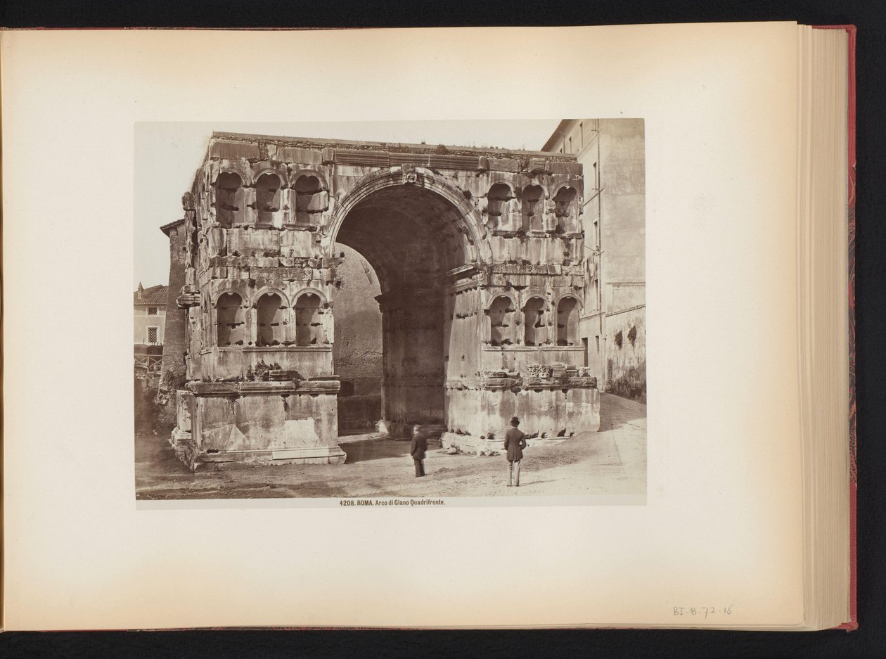 Arc de Janus a Roma, Itàlia Roma. Acabat Arco di Giano quadrifronte (títol sobre objecte). tekijältä Giacomo Brogi