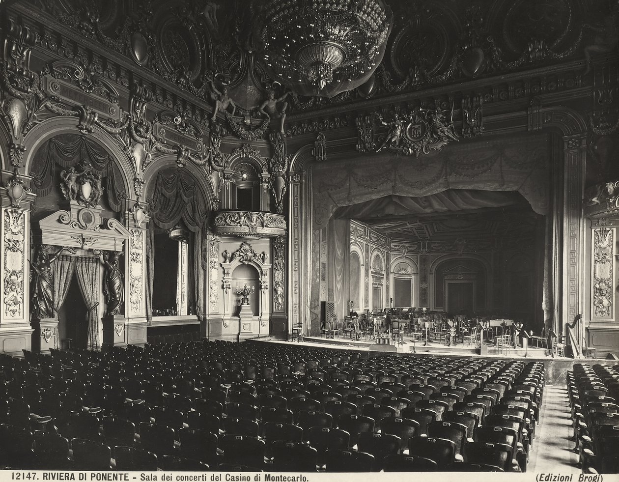 Concert Hall, Montecarlo Casino, Monaco tekijältä Giacomo Brogi