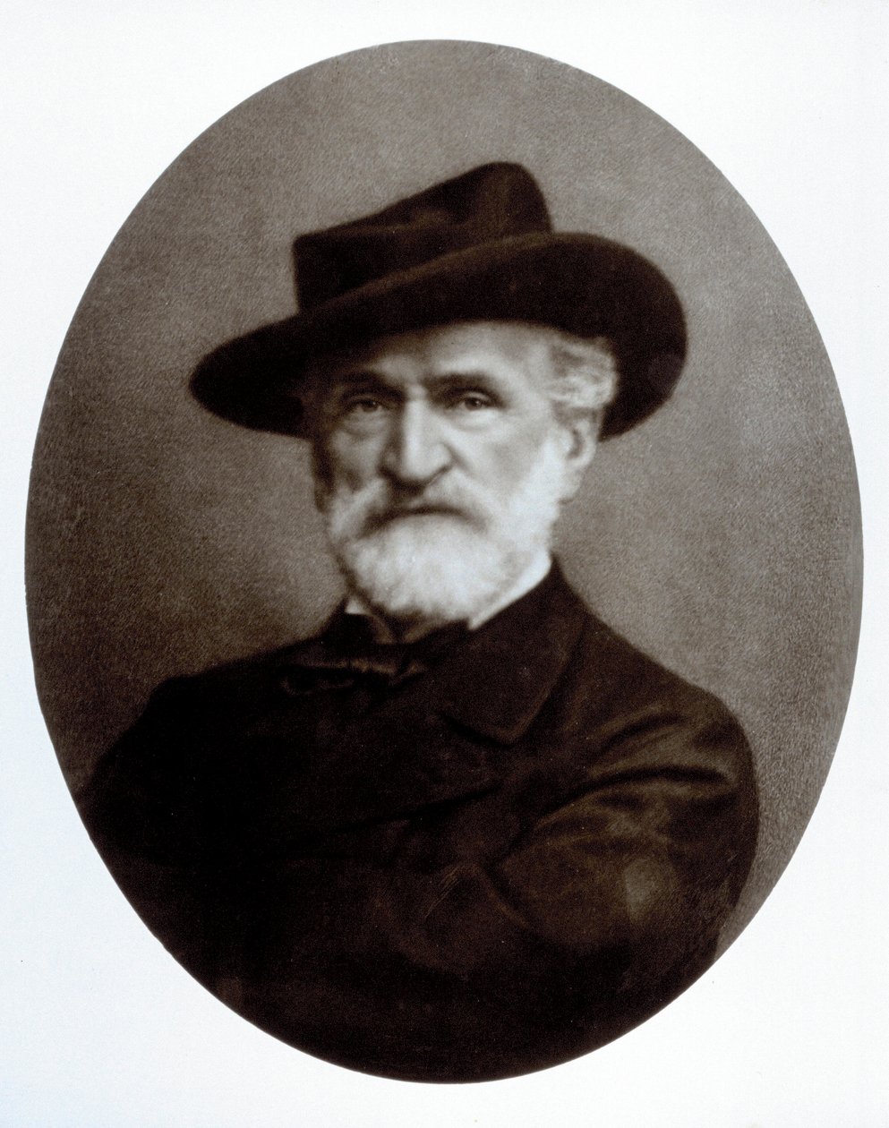 Giuseppe Verdin muotokuva tekijältä Giacomo Brogi