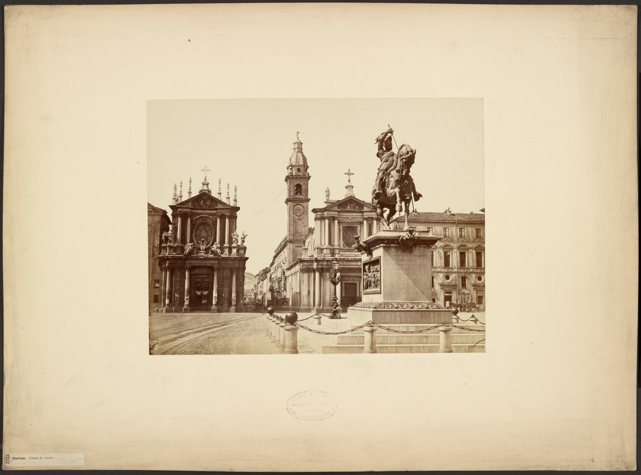 Torino. Piazza S. Carlo tekijältä Giacomo Brogi