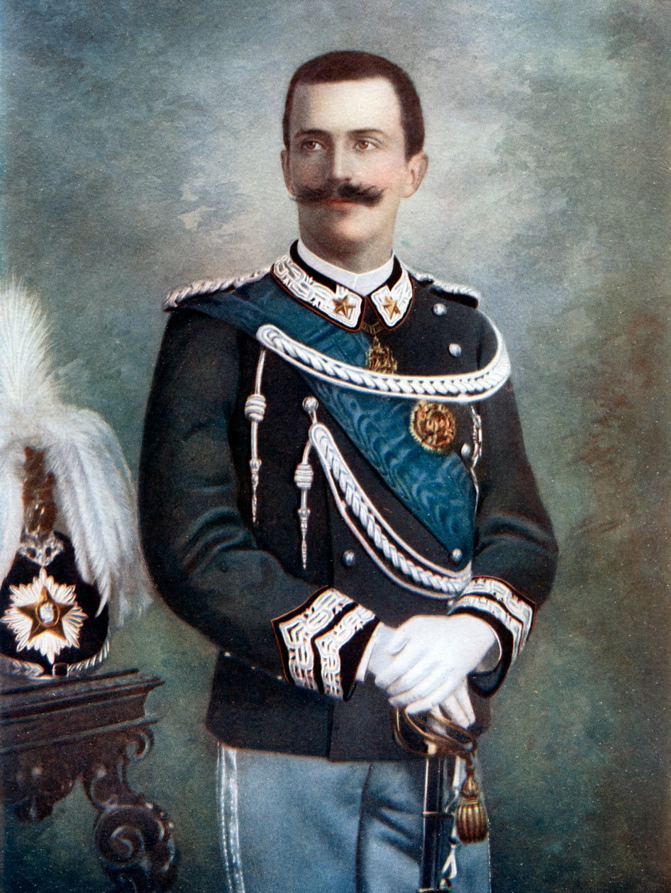 Victor Emmanuel III, Italian kuningas, 1800-luvun loppu - 1900-luvun alku. tekijältä Giacomo Brogi